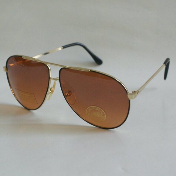NWT TruVintage DoubleBridge Goldenmax Aviator w/hydrophobic lens tech sunglasses - Picture 4 of 9